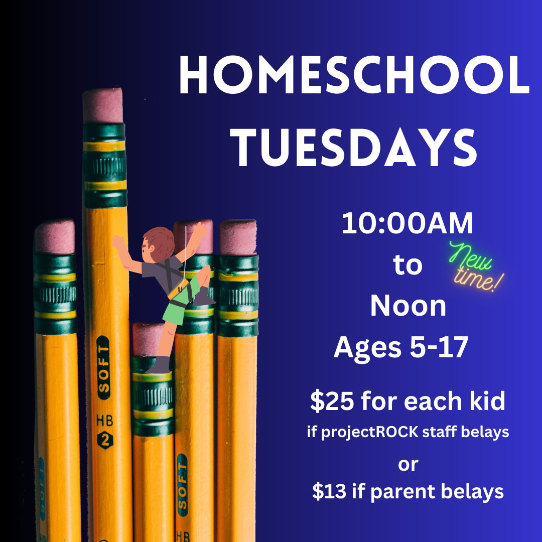 Homeschool Tuesdays at projectROCK