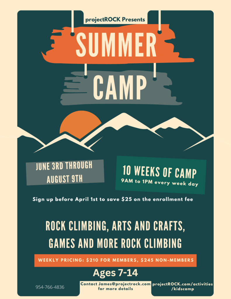 Summer Camp at projectROCK in Oakland Park, FL